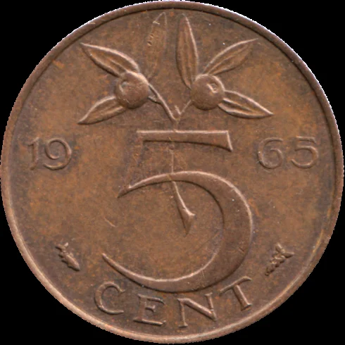 5 cents, 1965