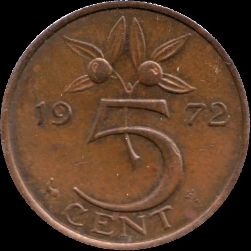 5 cents, 1972