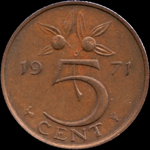 5 cents, 1971