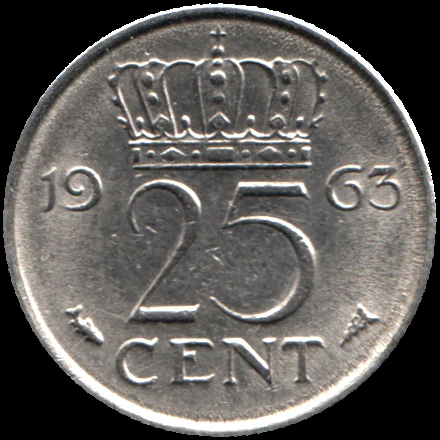 25 cents, 1963