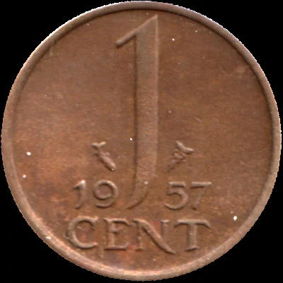 1 cent, 1957