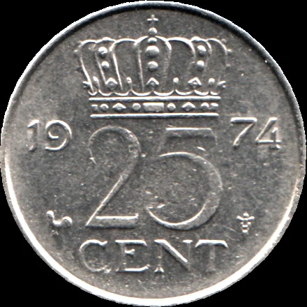 25 cents, 1974