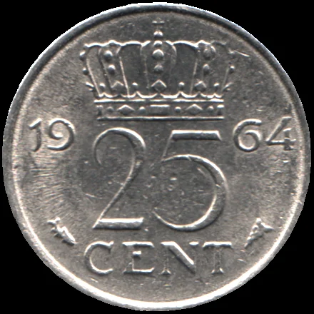 25 cents, 1964