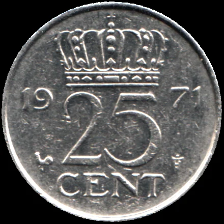 25 cents, 1971