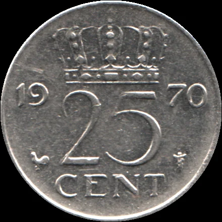 25 cents, 1970