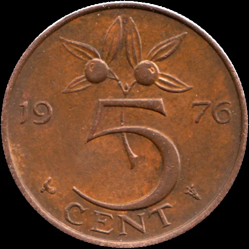 5 cents, 1976