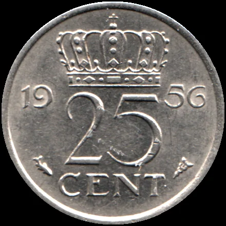 25 cents, 1956
