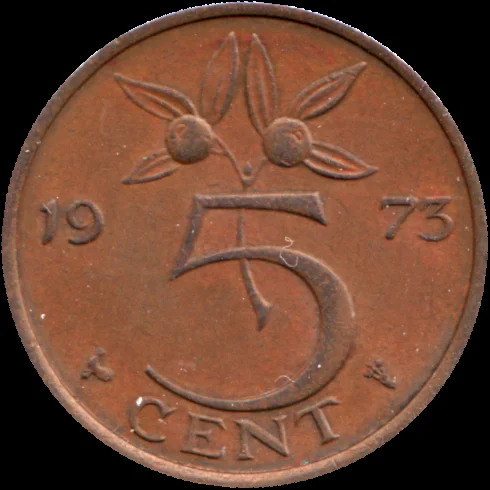 5 cents, 1973