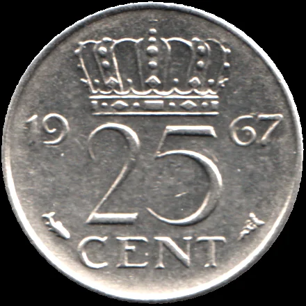 25 cents, 1967