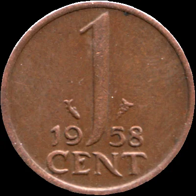1 cent, 1958