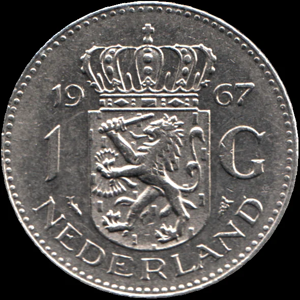 1 Guilder, 1967
