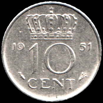 10 cents, 1951