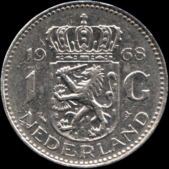 1 Guilder, 1968