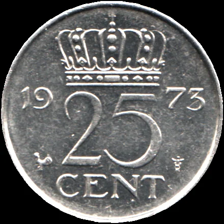 25 cents, 1973