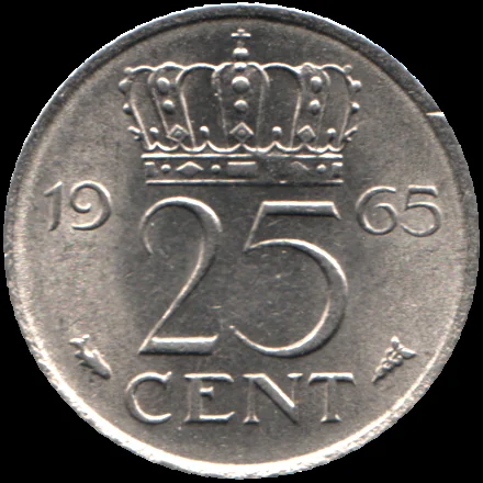 25 cents, 1965