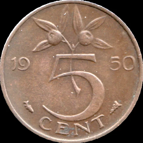 5 cents, 1950