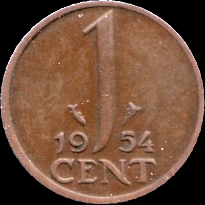 1 cent, 1954